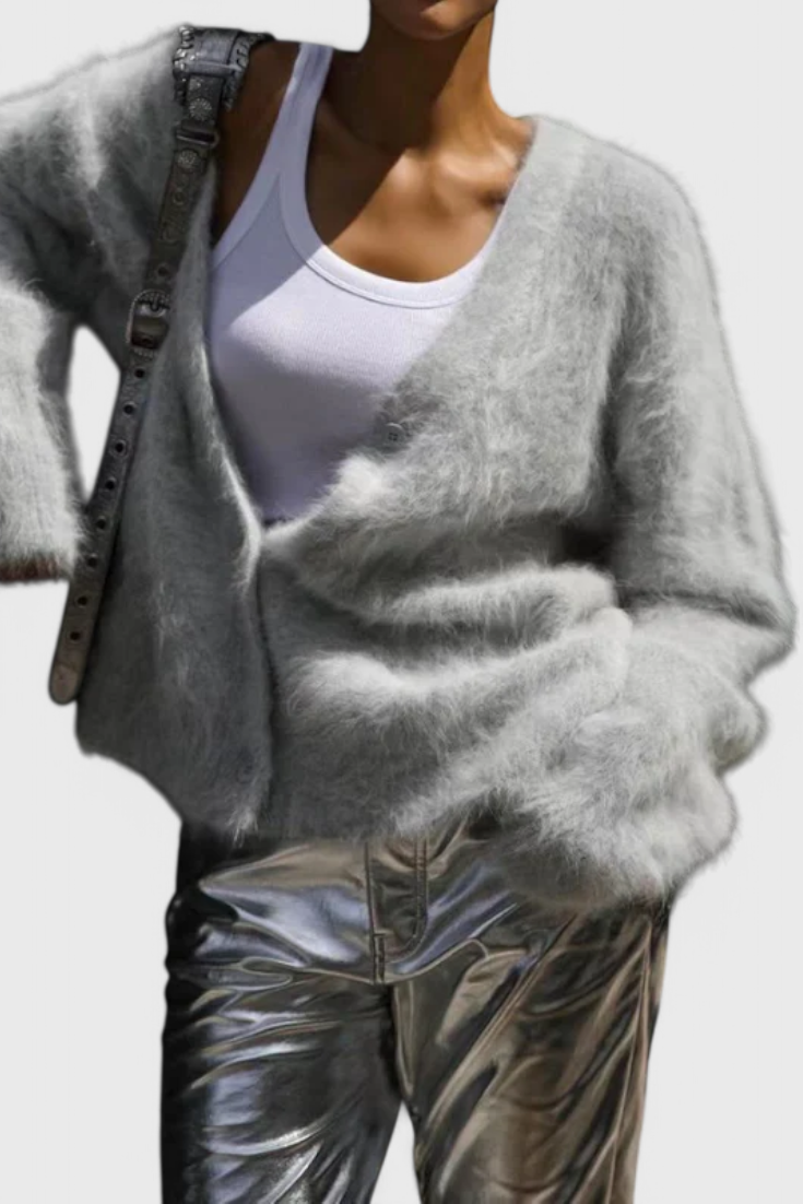 Daniela | Cardigan de Mezcla de Cachemira Suave