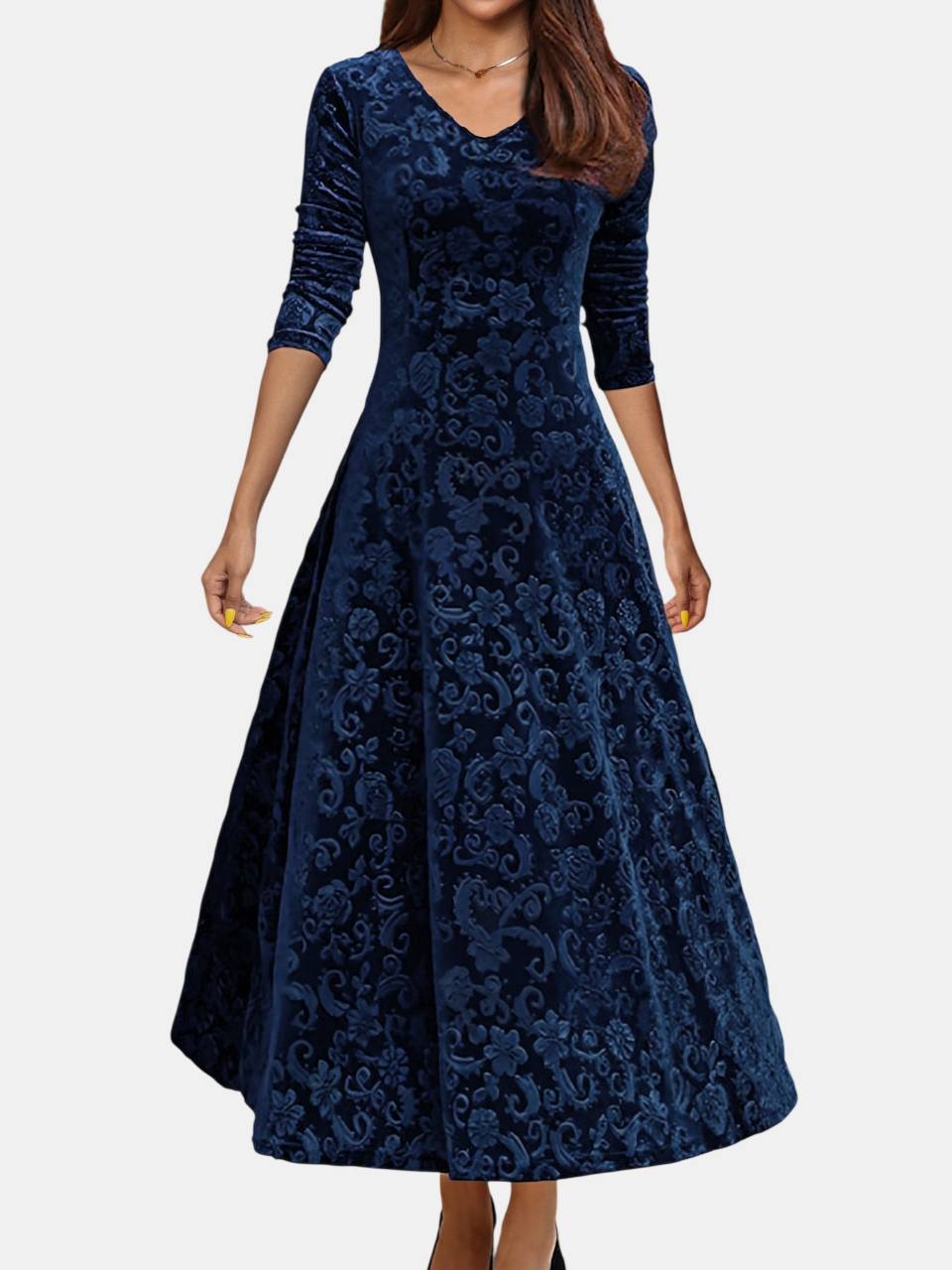 Denise | Vestido de Terciopelo Festivo