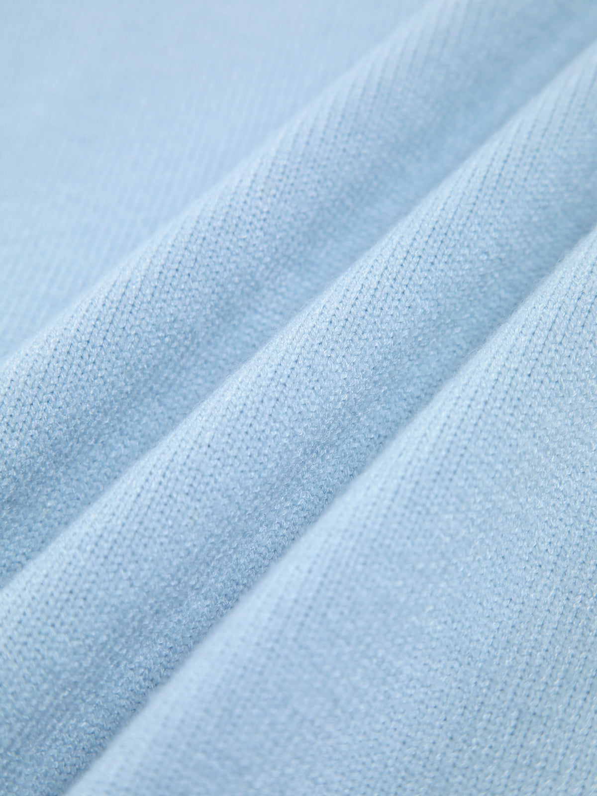 Suéter de cuello alto oversized con canalé