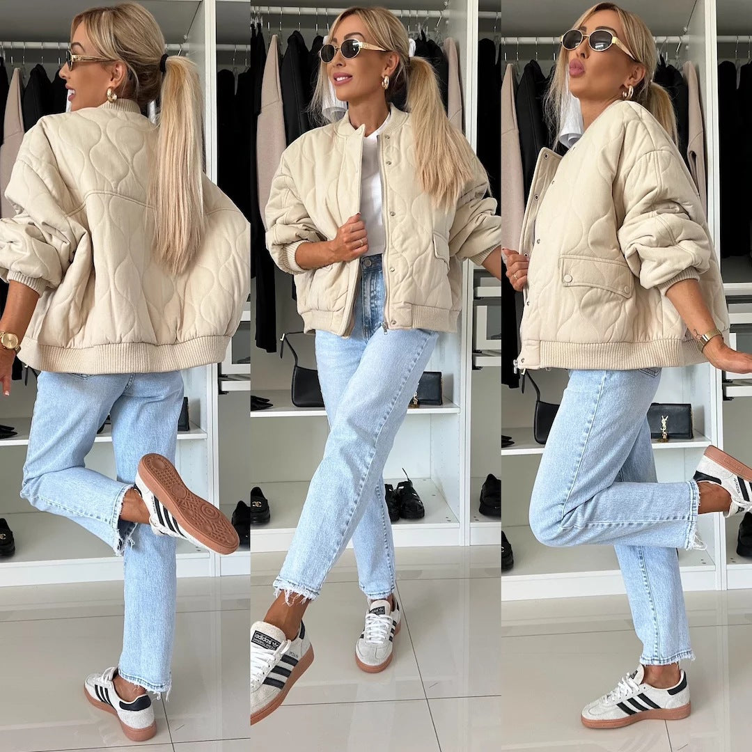 Chaqueta bomber acolchada