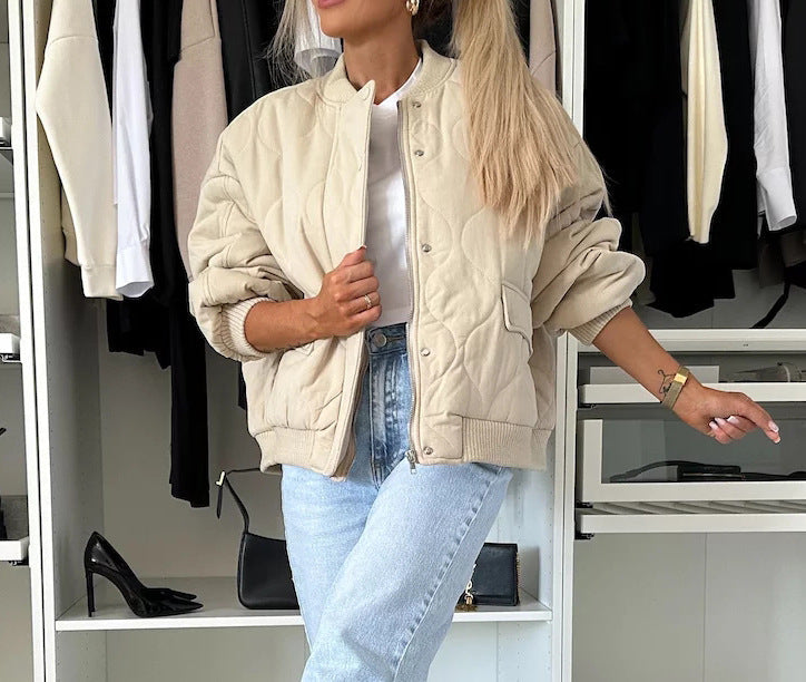 Chaqueta bomber acolchada