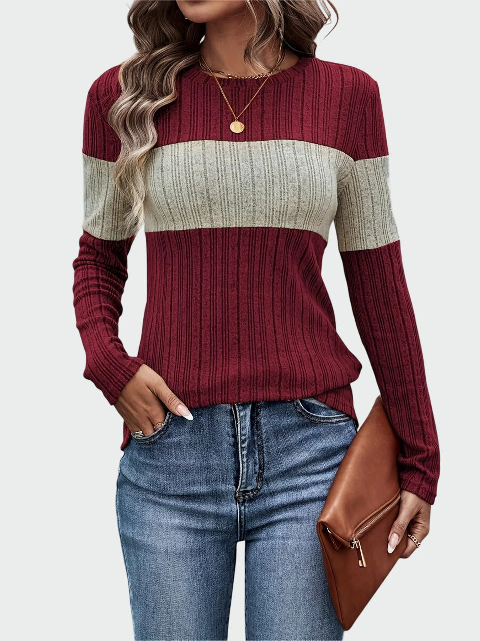 Aurora | Jersey de Punto a Rayas