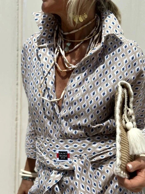 LUREZA | VESTIDO CAMISERO FLUIDO Y ELEGANTE