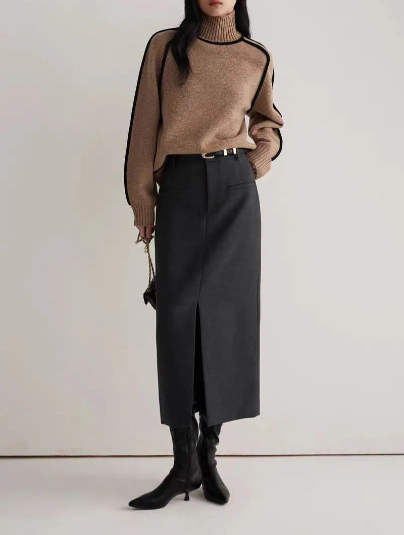 Donna | Suéter elegante de cuello alto